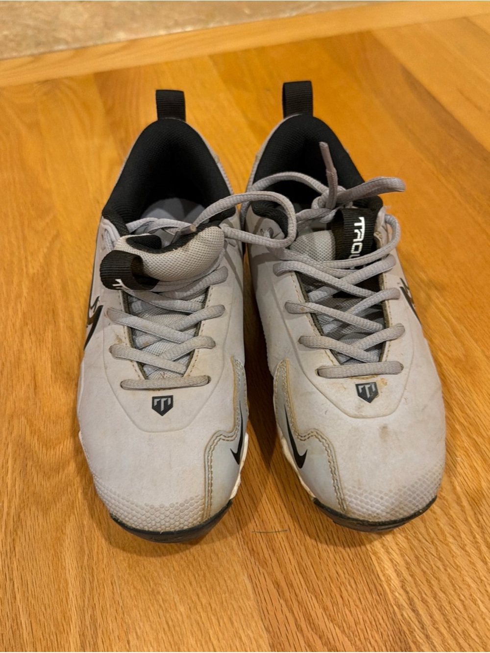 Youth Gray Athletic Sneakers - Lightweight Performance Shoe